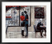 Framed Bistro Romance