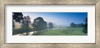 Framed Taw River near Barnstaple N Devon England