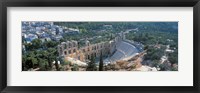 Framed Odeon tu Herodu Attku the Acropolis Athens Greece