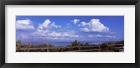 Framed Fence on the beach, Tampa Bay, Gulf Of Mexico, Anna Maria Island, Manatee County, Florida, USA