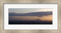 Framed Buildings in a city, Mid-Wilshire, Los Angeles, California, USA