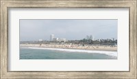 Framed Santa Monica Beach, Santa Monica, Los Angeles County, California, USA