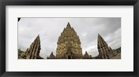 Framed Close Up of 9th century Hindu temple, Indonesia