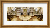 Framed Interiors of the basilica, Notre Dame De La Garde, Marseille, Bouches-du-Rhone, Provence-Alpes-Cote D'Azur, France