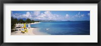 Framed High angle view of the beach, Kailua Beach, Oahu, Hawaii, USA