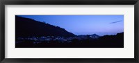 Framed Valley at dusk, Palolo, Oahu, Hawaii, USA