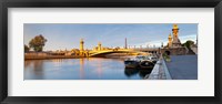 Framed Bridge across the river, Pont Alexandre III, Seine River, Paris, Ile-De-France, France