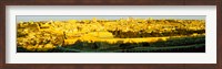 Framed High angle view of a city, Jerusalem, Israel