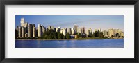 Framed City skyline, Vancouver, British Columbia, Canada