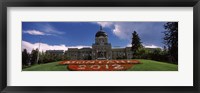 Framed Formal garden in front of a government building, State Capitol Building, Helena, Montana, USA