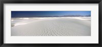 Framed White Sands with Mountains in the Distance, New Mexico