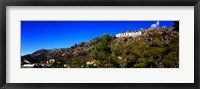 Framed Low angle view of Hollywood Sign, Hollywood Hills, Hollywood, Los Angeles, California, USA