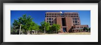 Framed Facade of a government building, Pete V.Domenici United States Courthouse, Albuquerque, New Mexico, USA