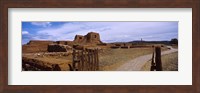 Framed Ruins of the Pecos Pueblo mission church, Pecos National Historical Park, New Mexico, USA