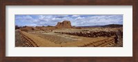 Framed Church ruins, Pecos National Historical Park, New Mexico, USA