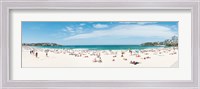 Framed Tourists on the Bondi Beach, Sydney, New South Wales, Australia