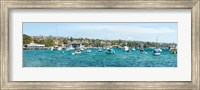 Framed Boats docked at Watsons Bay, Sydney, New South Wales, Australia