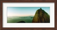 Framed Sugarloaf Mountain at sunset, Rio de Janeiro, Brazil