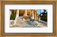 Framed Steps at Park Guell, Barcelona, Catalonia, Spain