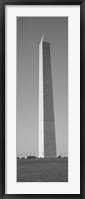 Framed Obelisk (black and white), Washington Monument, Washington DC