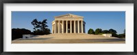 Framed Facade of a memorial, Jefferson Memorial, Washington DC, USA