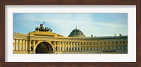 Framed Low angle view of a building, General Staff Building, State Hermitage Museum, Palace Square, St. Petersburg, Russia