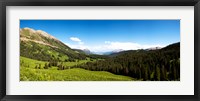 Framed From Washington Gulch Road looking southeast towards, Crested Butte, Gunnison County, Colorado, USA