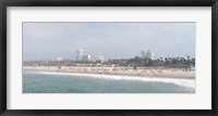 Framed Santa Monica Beach, Santa Monica, Los Angeles County, California, USA