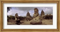 Framed Statues in 9th century Hindu temple, Indonesia