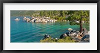 Framed Boulders at Sand Harbor, Lake Tahoe, Nevada, USA