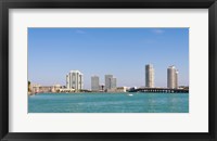 Framed Miami Skyline from a Distance, Florida, USA 2013