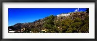 Framed Low angle view of Hollywood Sign, Hollywood Hills, Hollywood, Los Angeles, California, USA