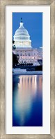 Framed Capitol Building Reflecting in the Water, Washington DC