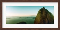 Framed Sugarloaf Mountain at sunset, Rio de Janeiro, Brazil