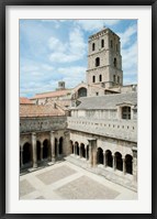 Framed Church Of St. Trophime, Arles, Bouches-Du-Rhone, Provence-Alpes-Cote d'Azur, France