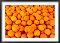 Framed Close-up of oranges, Santa Paula, Ventura County, California, USA