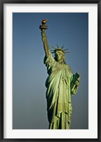 Framed Low angle view of a statue, Statue Of Liberty, Manhattan