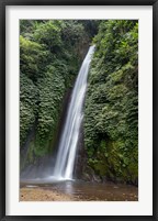 Framed Waterfall near Munduk, Gobleg, Banjar, Bali, Indonesia