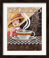 Framed 'Cappuccino' border=