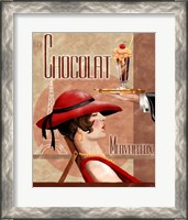 Framed 'French Chocolate I' border=