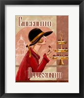 Framed 'Italian Chocolate II' border=