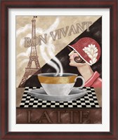 Framed 'Latte' border=