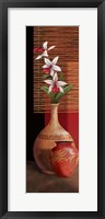 Framed Orchid Vase I