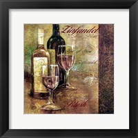 Framed Zinfandel Lettered