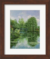 Framed Monet Garden IV