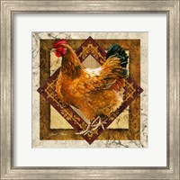 Framed 'Mother Hen' border=