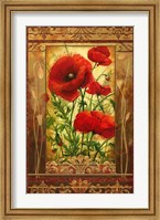 Framed Poppy Field I In Frame