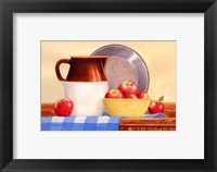 Framed Apples In Yellow Bowl