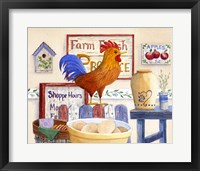 Framed Country Rooster