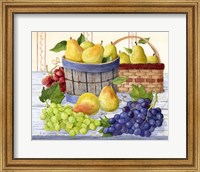 Framed Grapes & Pears